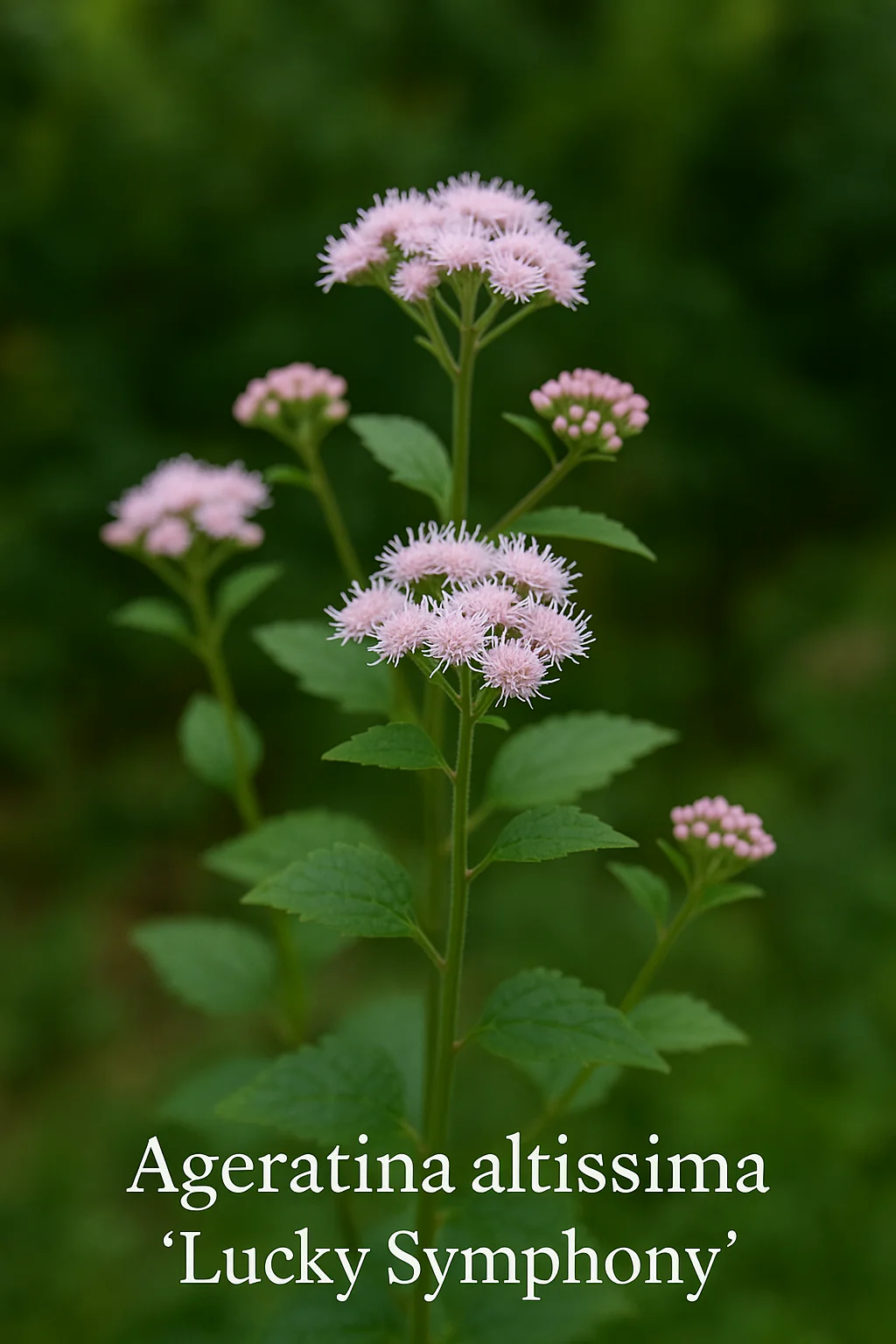 Ageratina altissima 'Lucky Symphony'